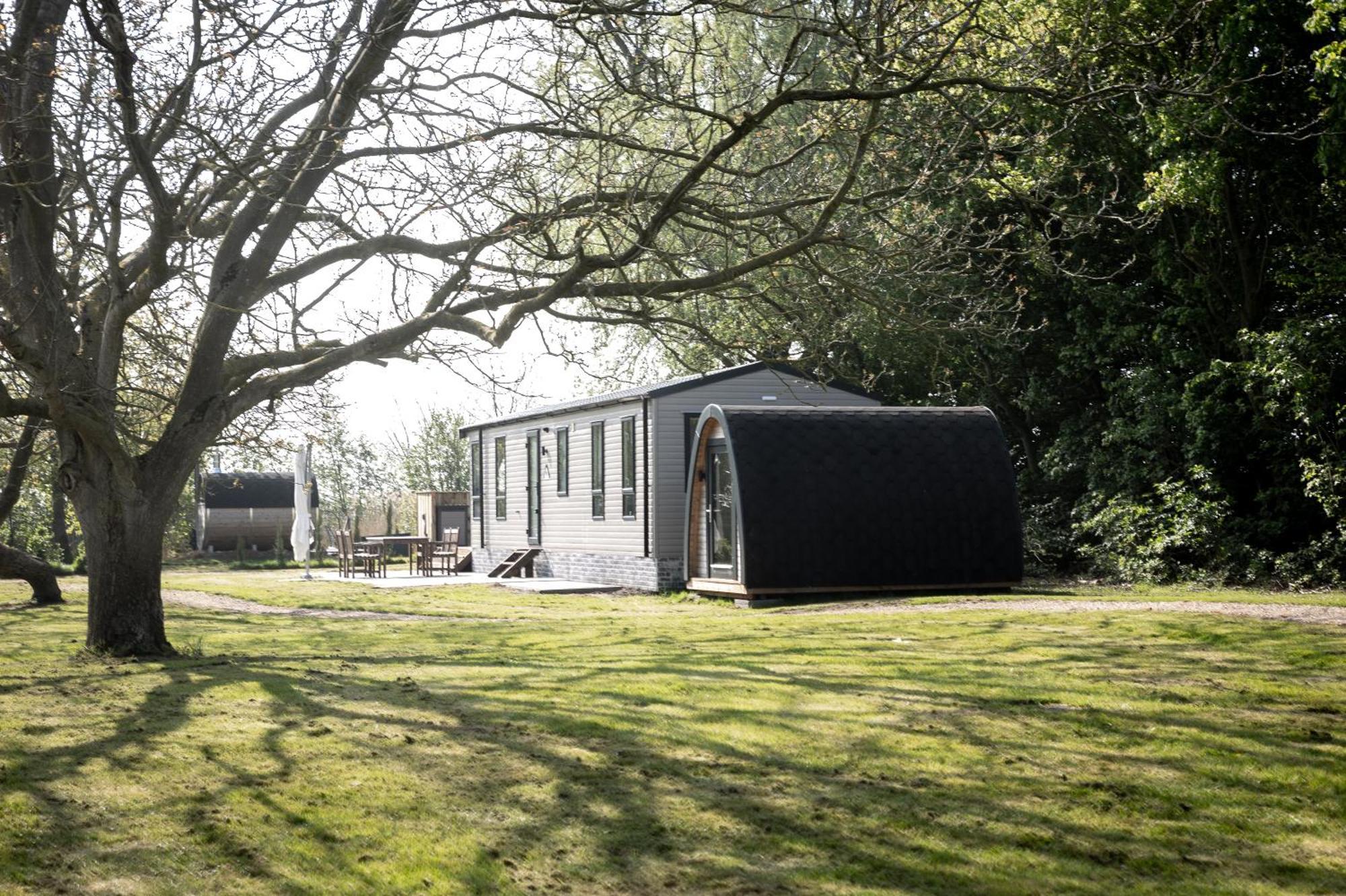 Hof Nieuwerkerk Chalet 1 アルネマイデン エクステリア 写真